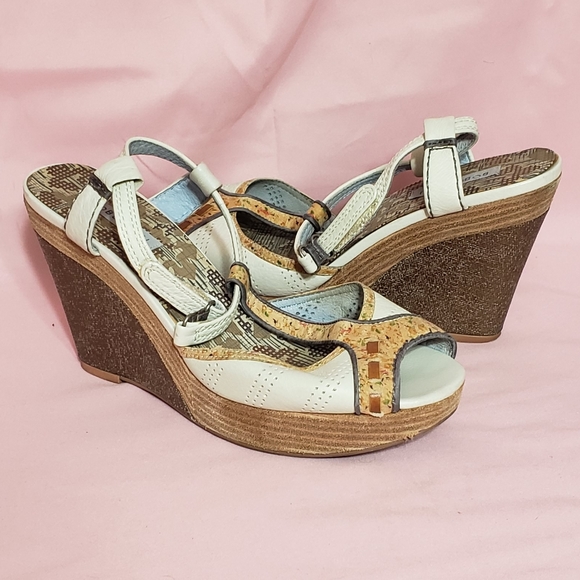 Bobbi Blu Shoes - Bobbie Blu Floral Wedge Sandals